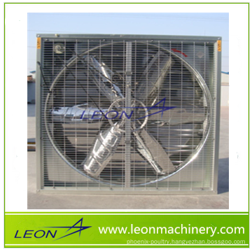 LEON series swung drop hammer exhaust fan for poultry farm